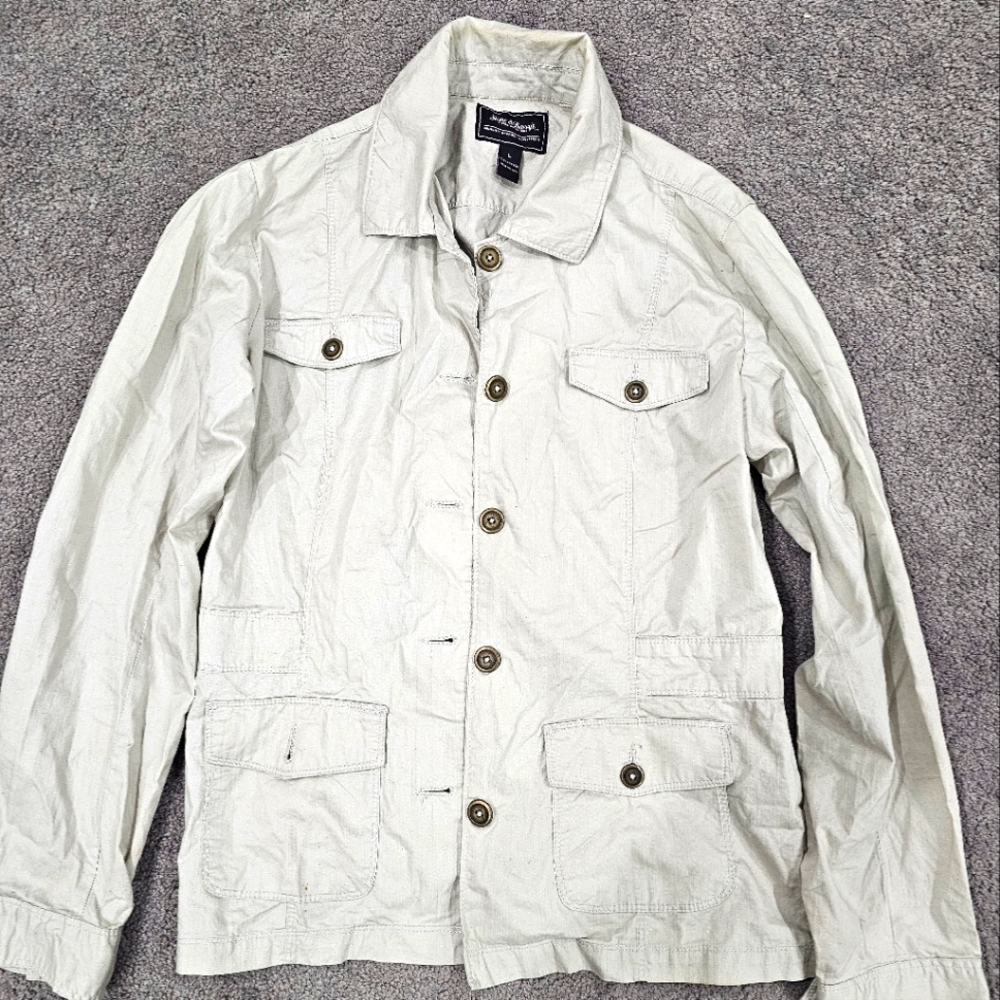 Steve And Barry Button Up Cargo Shirt